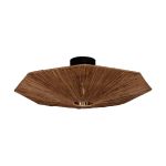 Good&Mojo Plafonnier Panama Rotin Brun | Convient pour 1x E27 