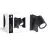 D'Lite Applique Murale Prisma Métal Noir | IP20 - Convient pour 1x GU10