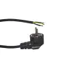 Noxion Power Voedingskabel Zwart - Schuko Europlug + Open uiteinden - 5m - 3 pole 0,75mm2
