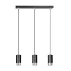 Emibig Hanglamp Fumiko Staal Zwart | Geschikt voor 3x GU10 - Max 10W